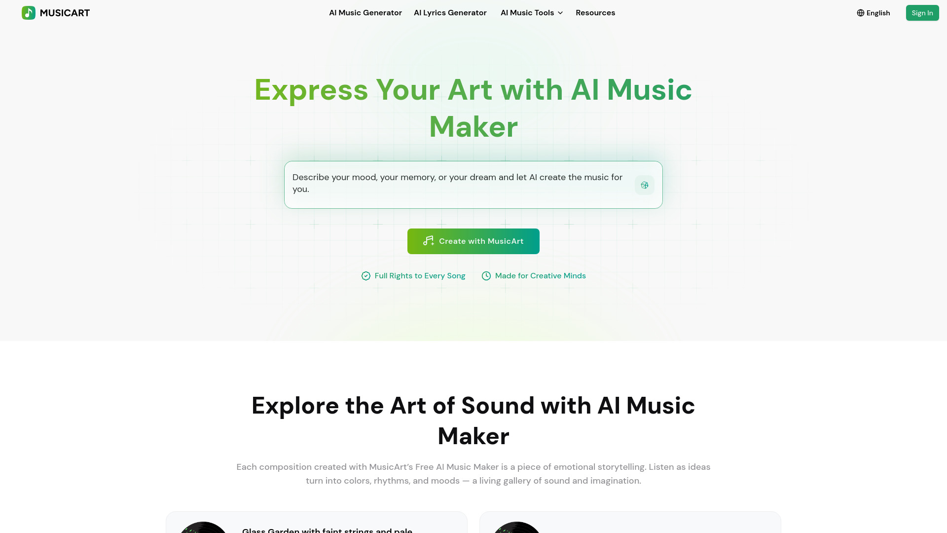 MusicArt AI screenshot