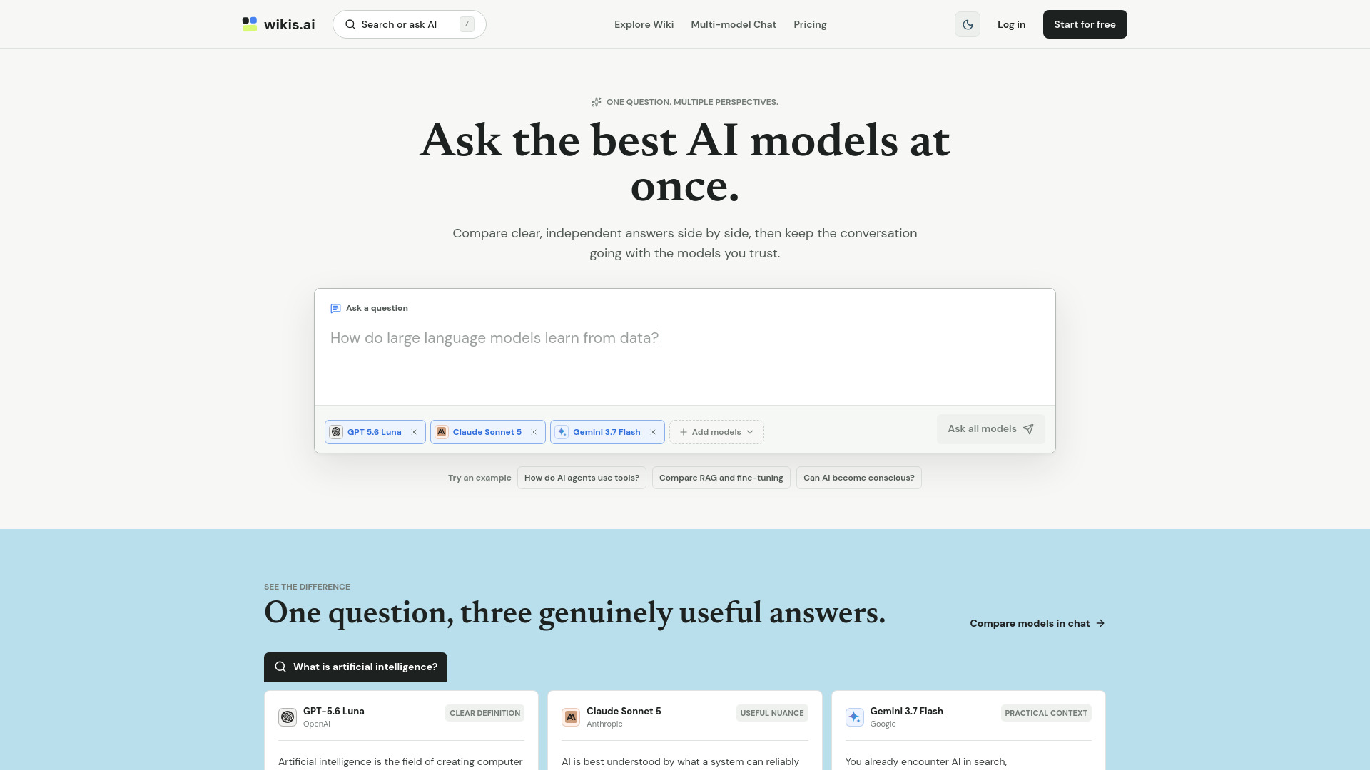 Wikis.ai screenshot