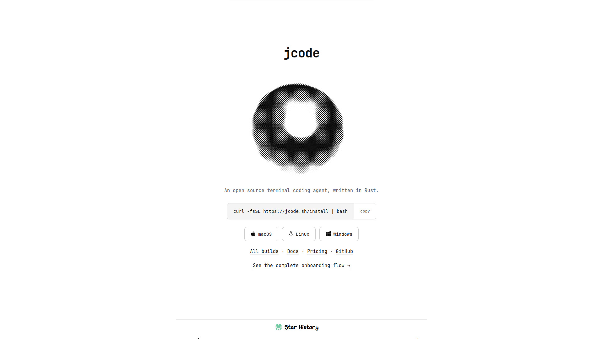 Jcode screenshot
