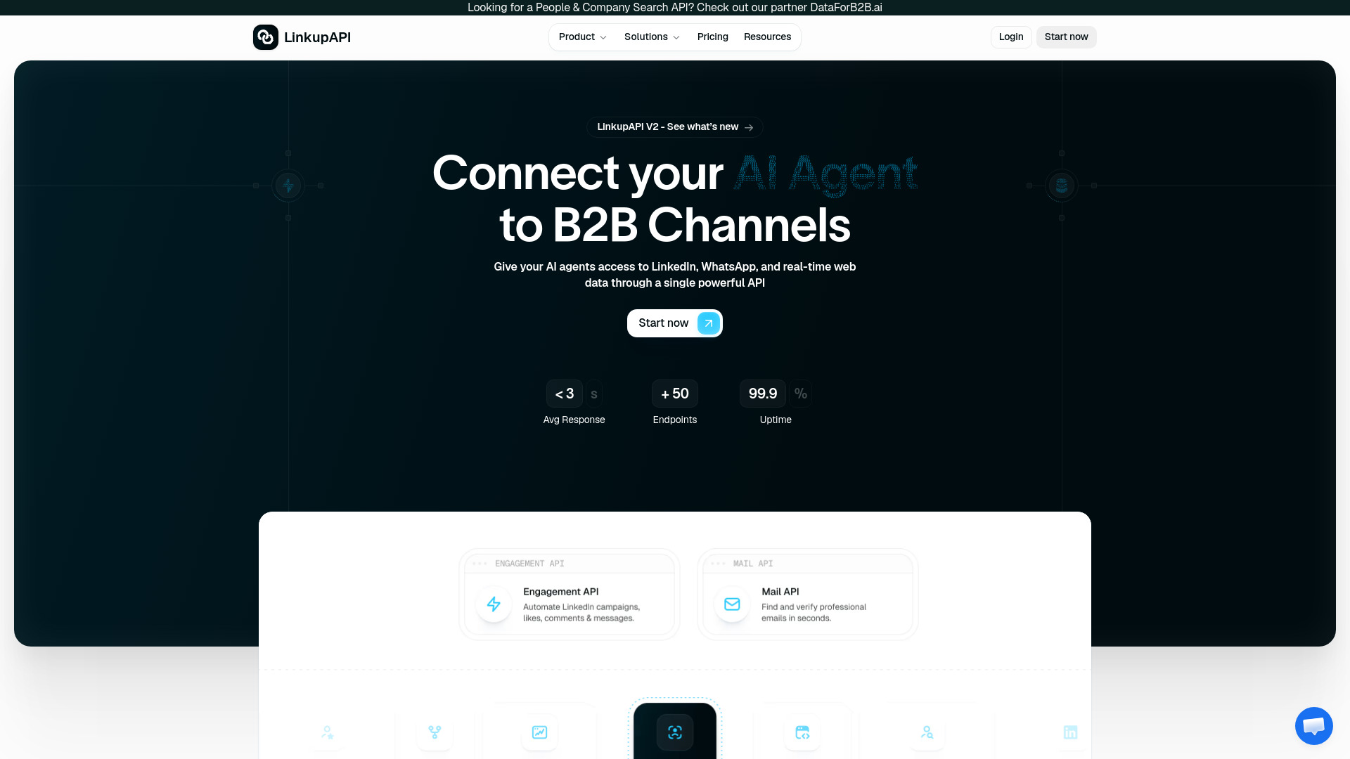 LinkupAPI screenshot