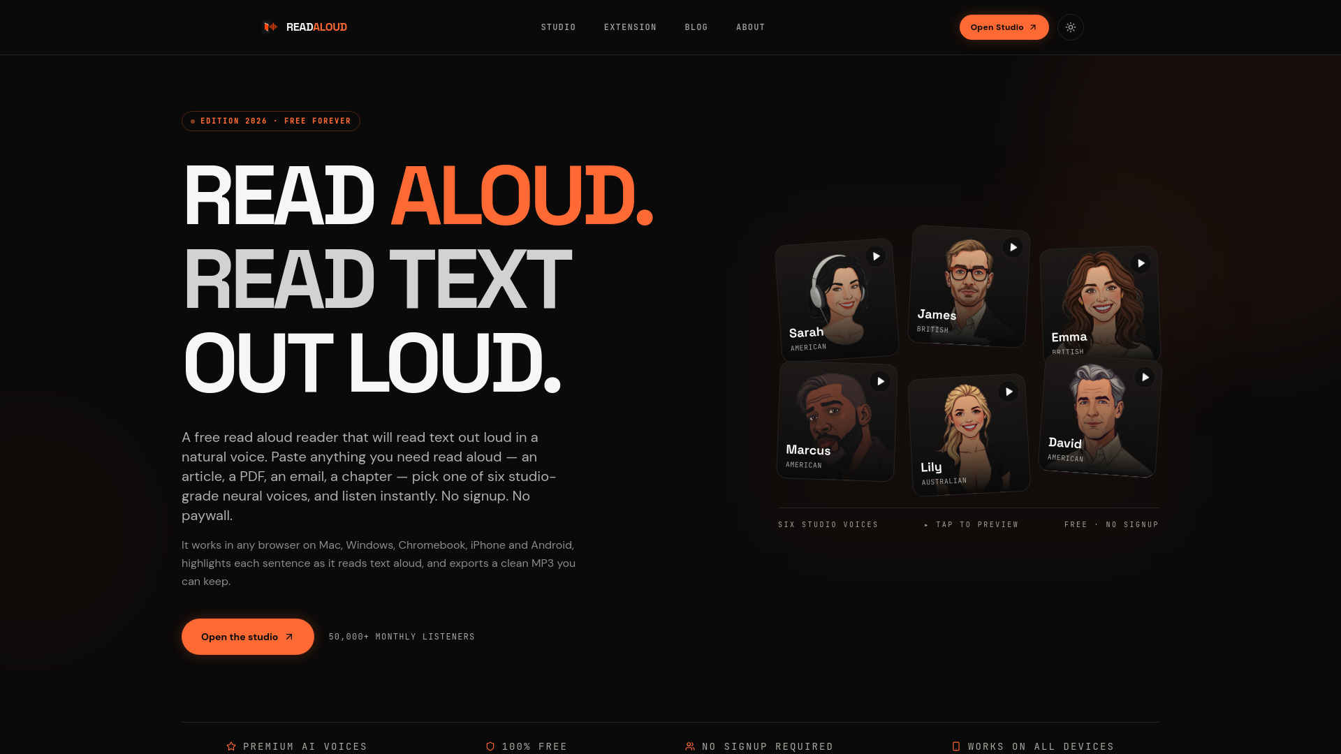 Read Aloud Reader screenshot