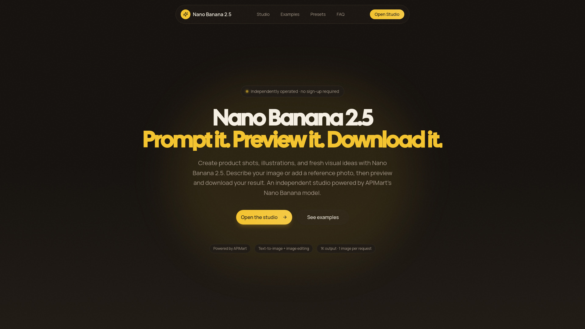 Nano Banana 2.5 screenshot