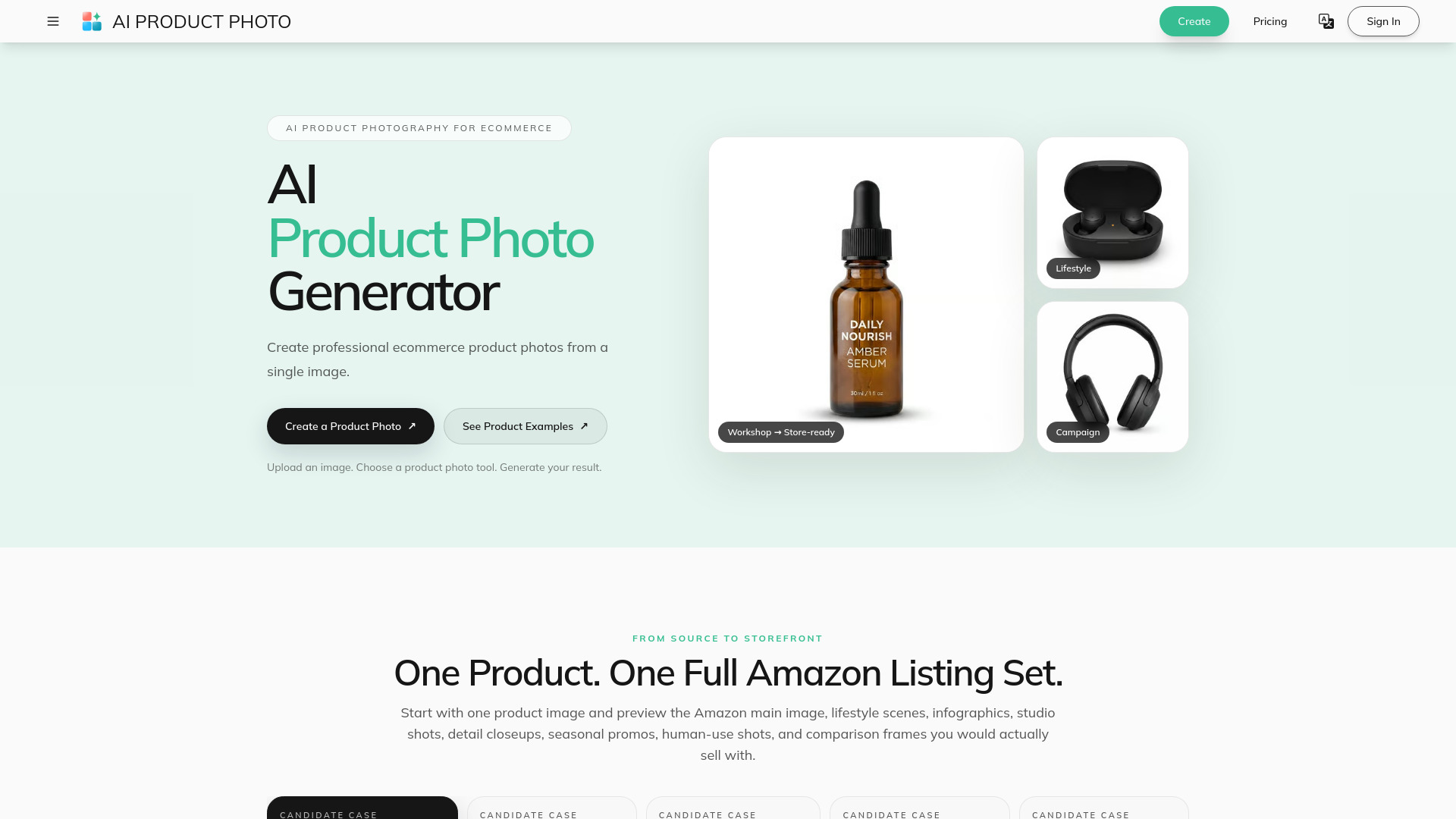AI PRODUCT PHOTO screenshot
