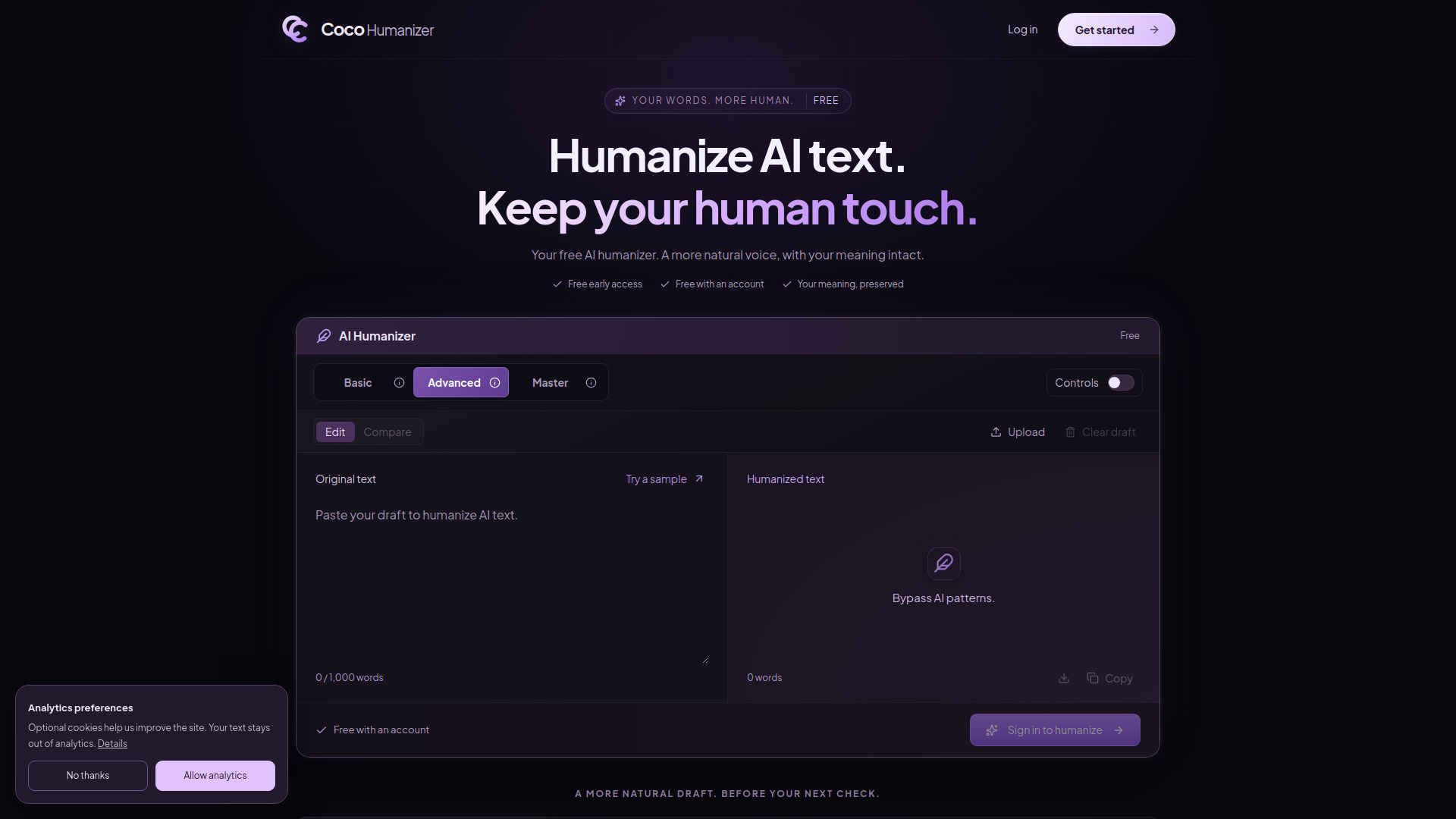 CocoHumanizer screenshot