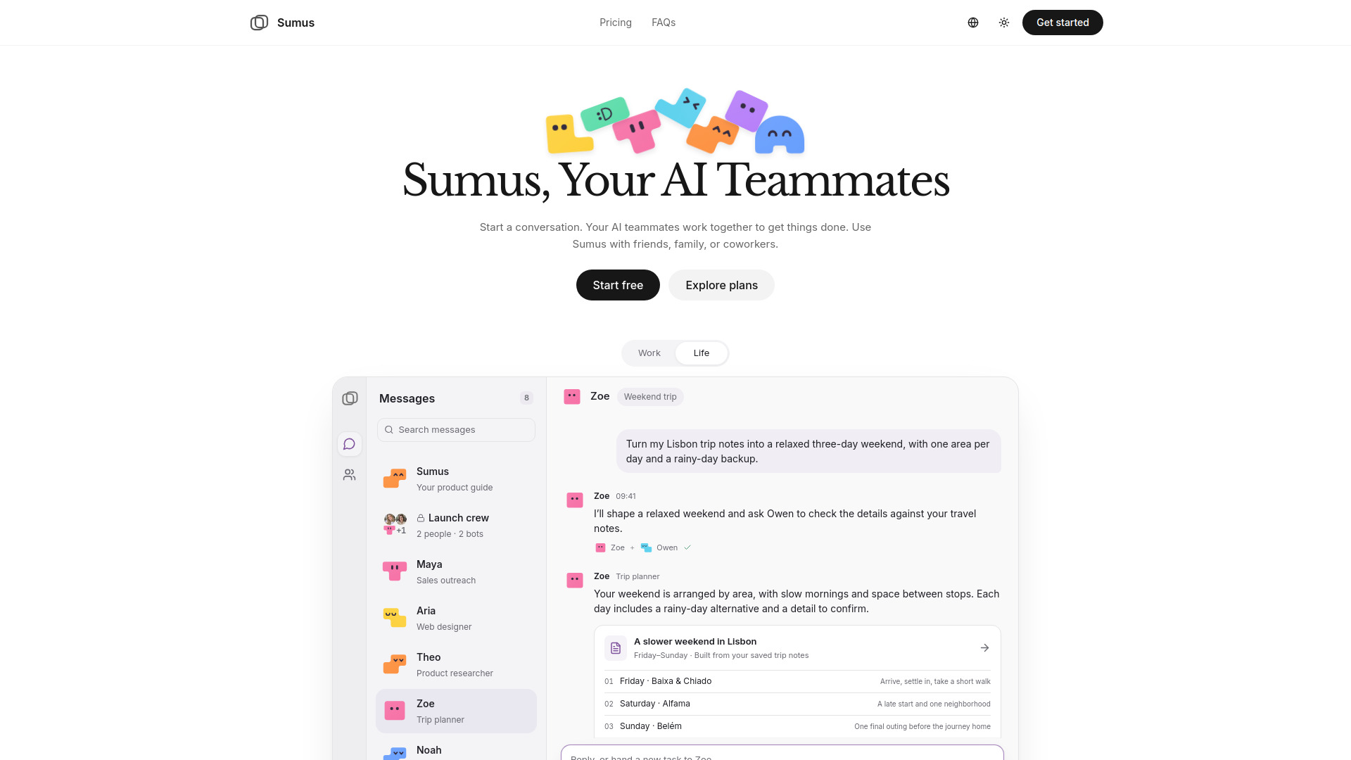 Sumus AI: Your AI Teammates, 24/7 screenshot