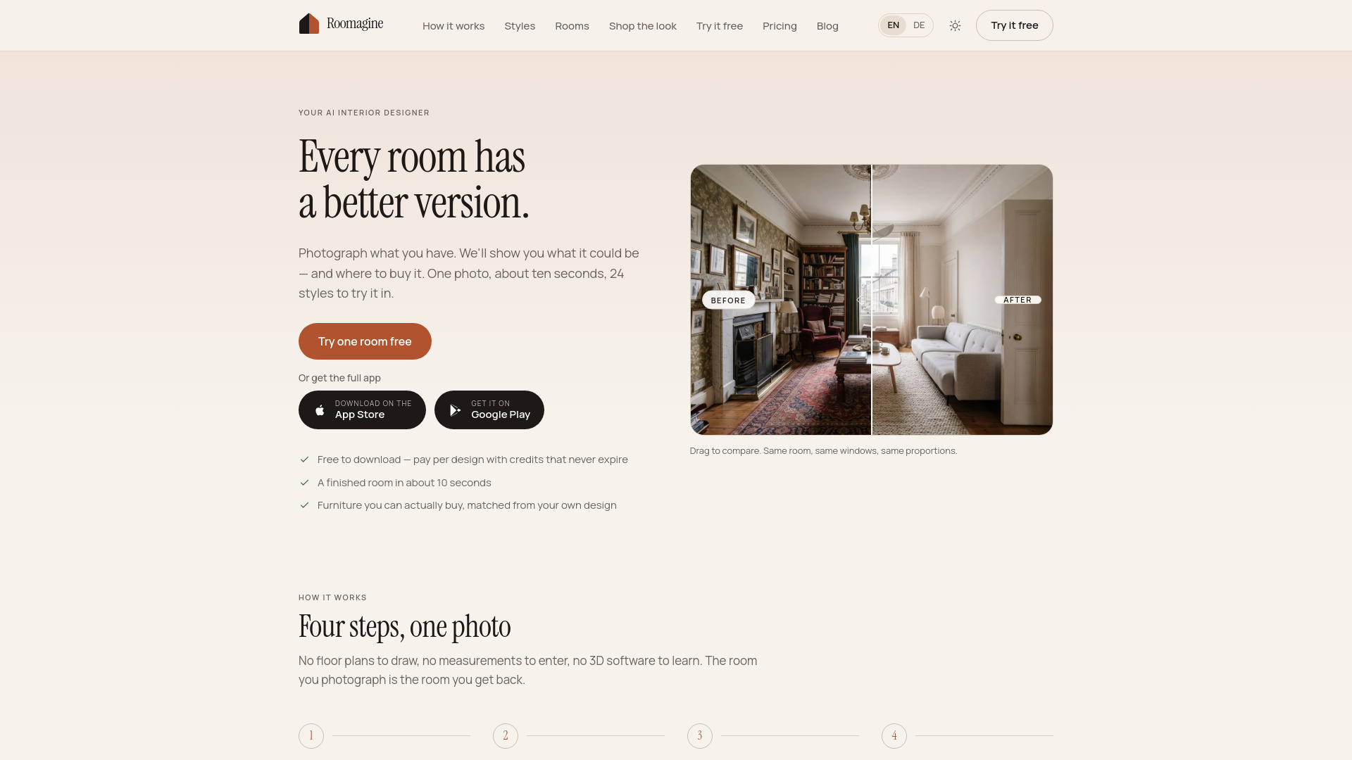 Roomagine screenshot