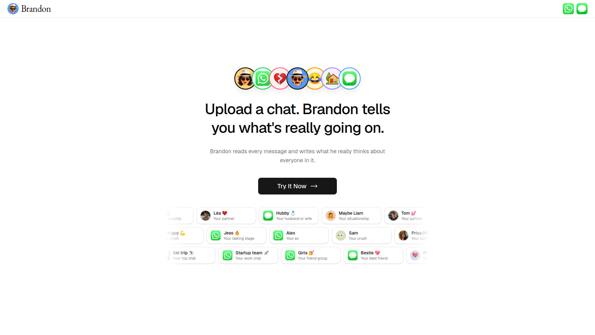 What Brandon Thinks screenshot