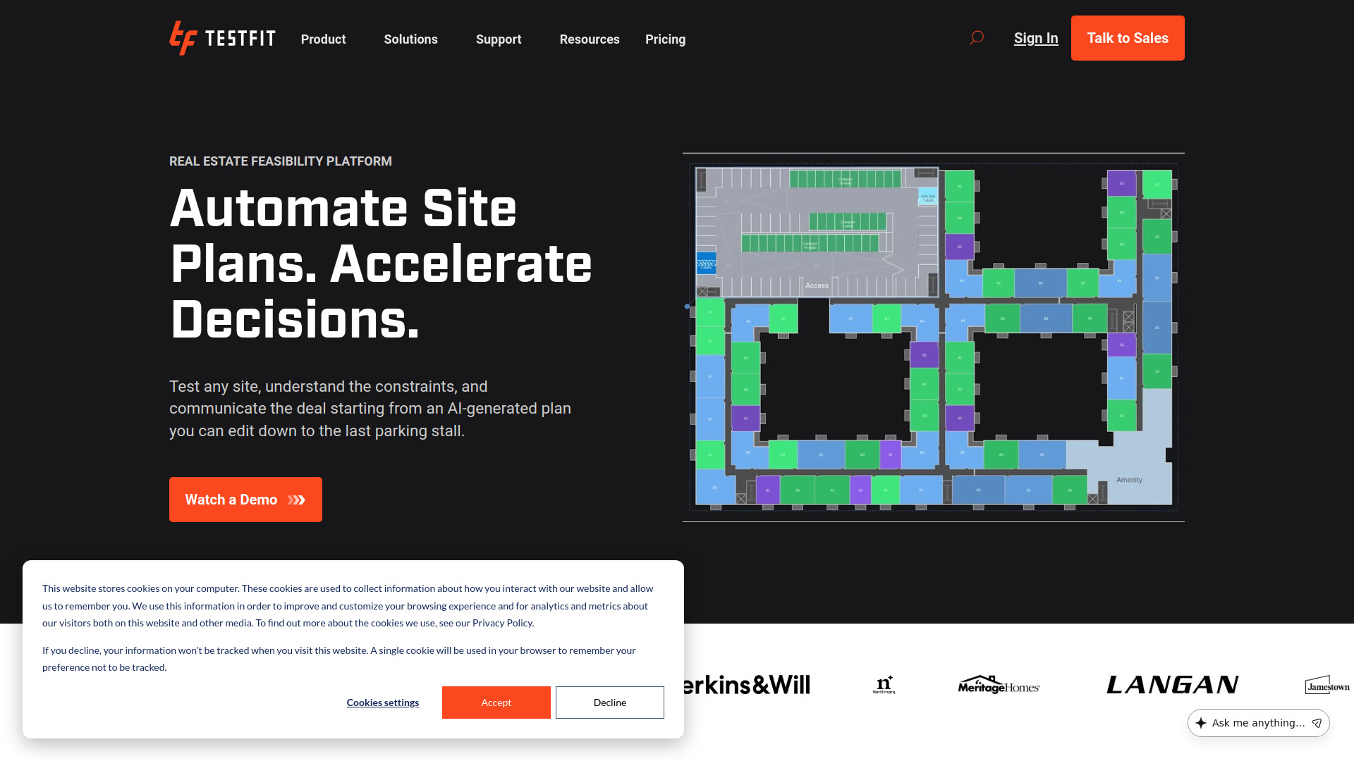 TestFit screenshot