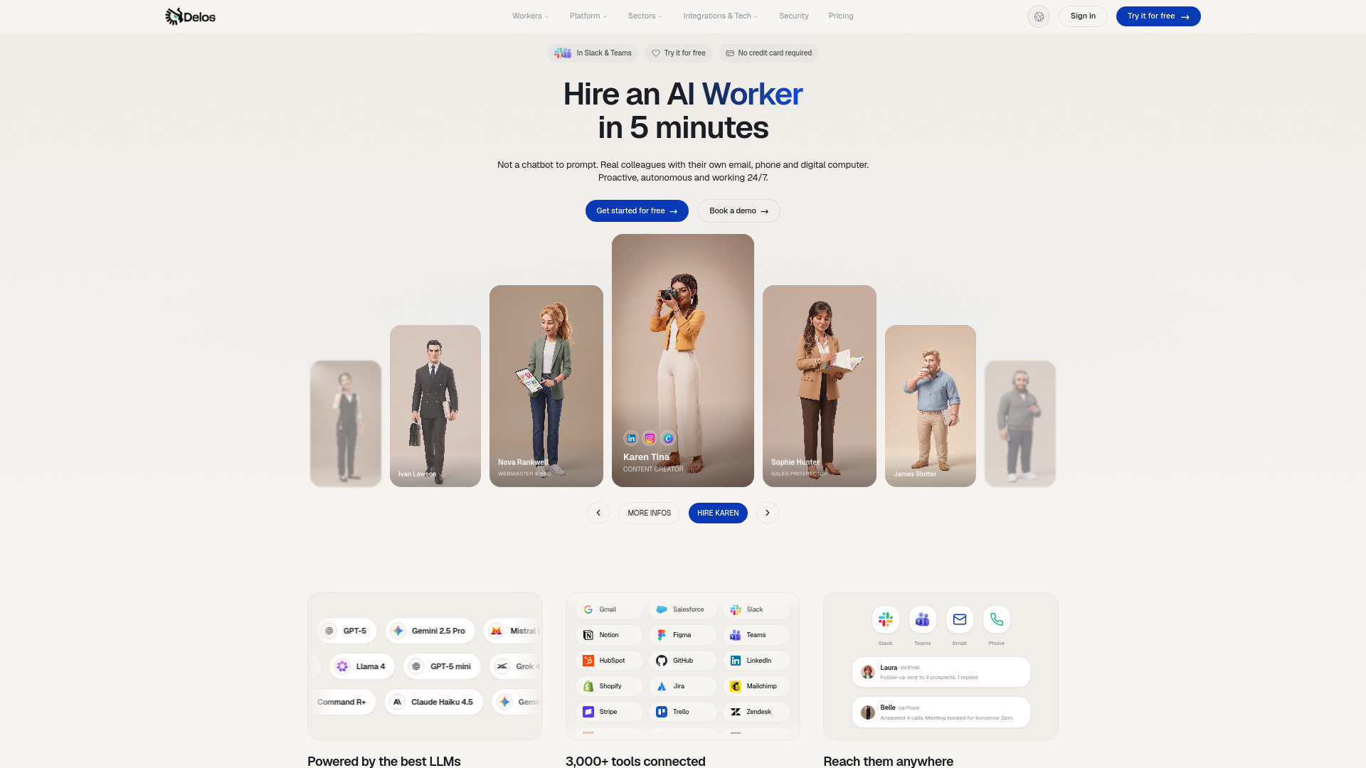 Workers Delos screenshot