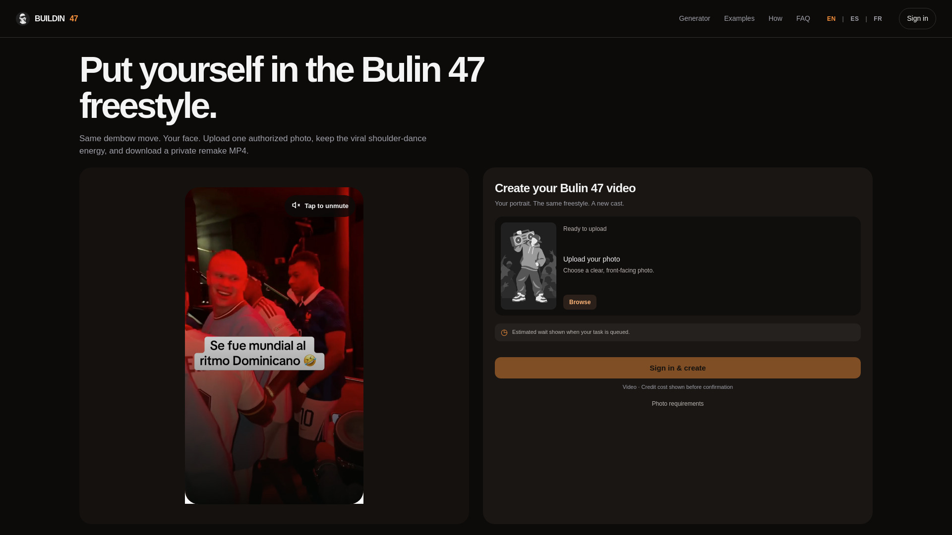 bulin47video.ai screenshot