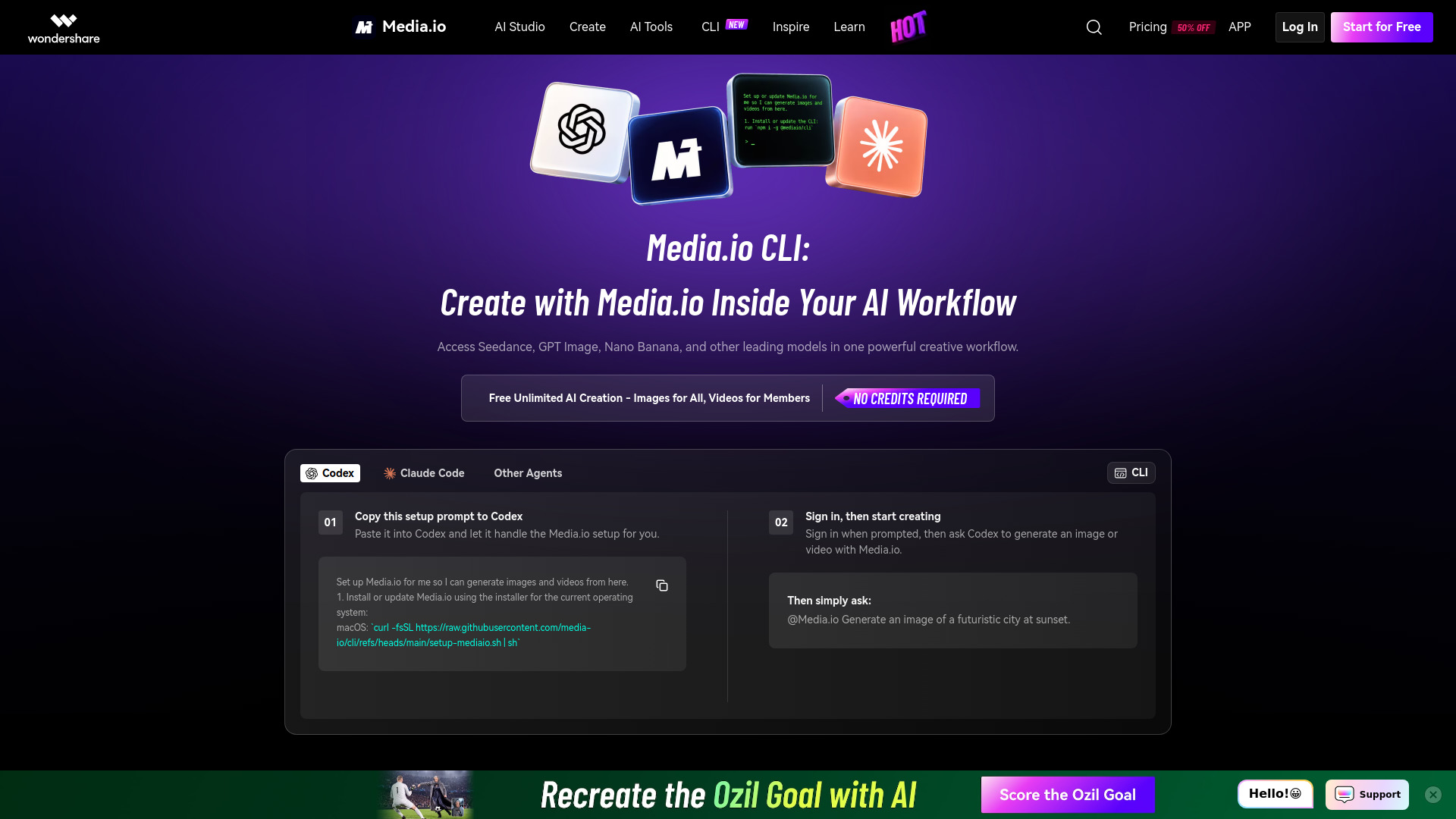 Media.io CLI screenshot