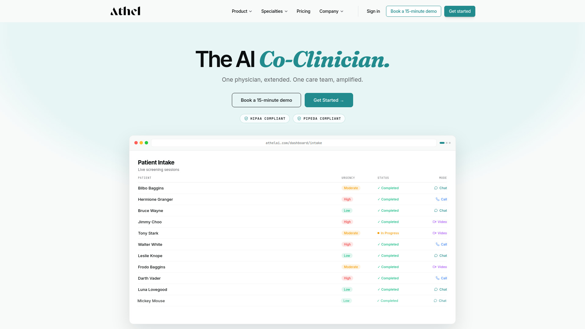 Athel AI screenshot