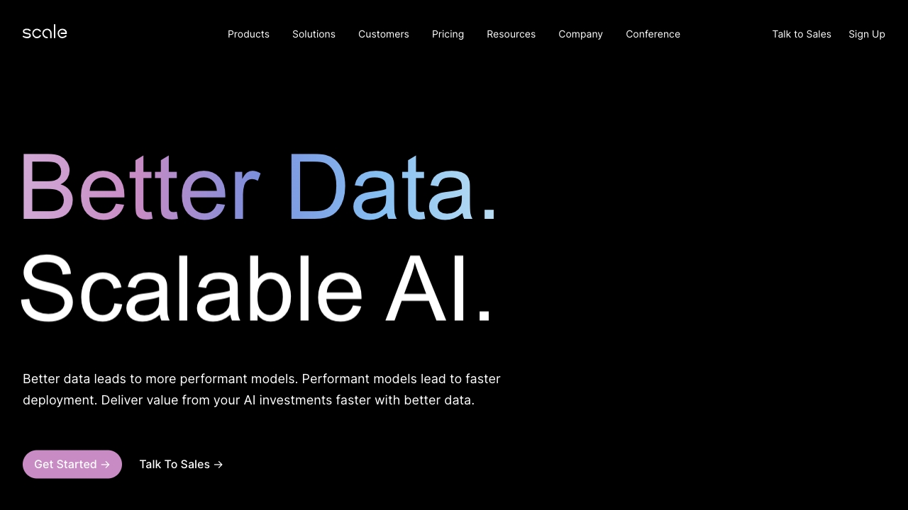 Scale AI screenshot
