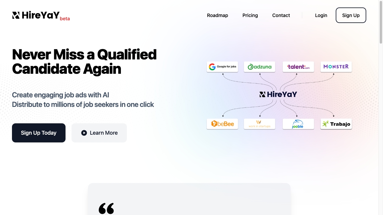 AI Job Ad Generator screenshot
