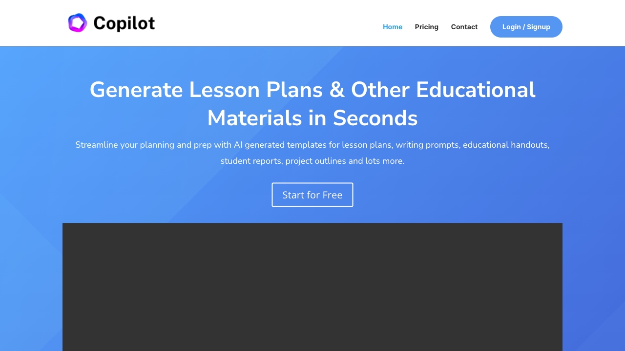 Education Copilot screenshot