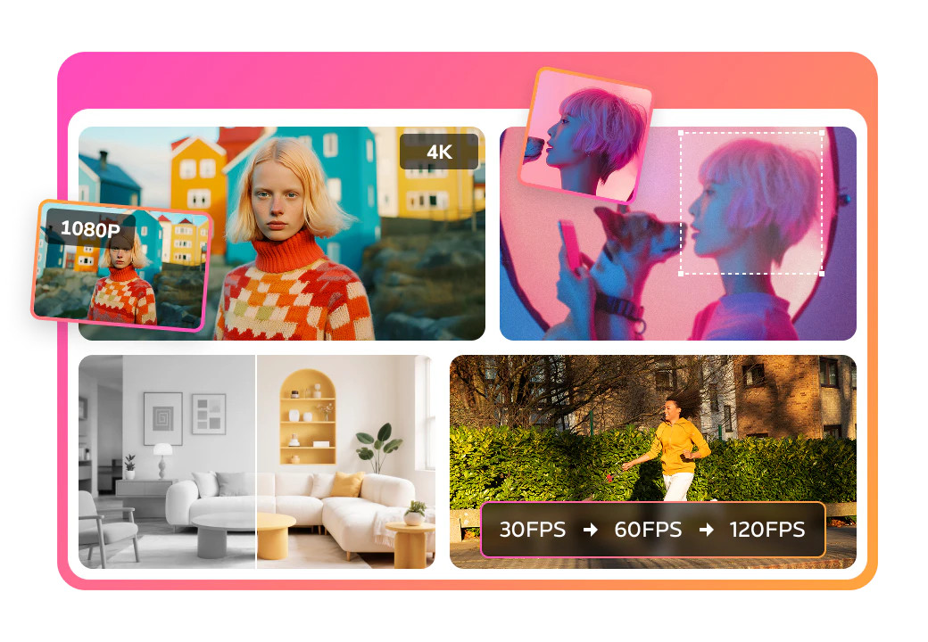 Any Video Converter AI Video Enhancer screenshot
