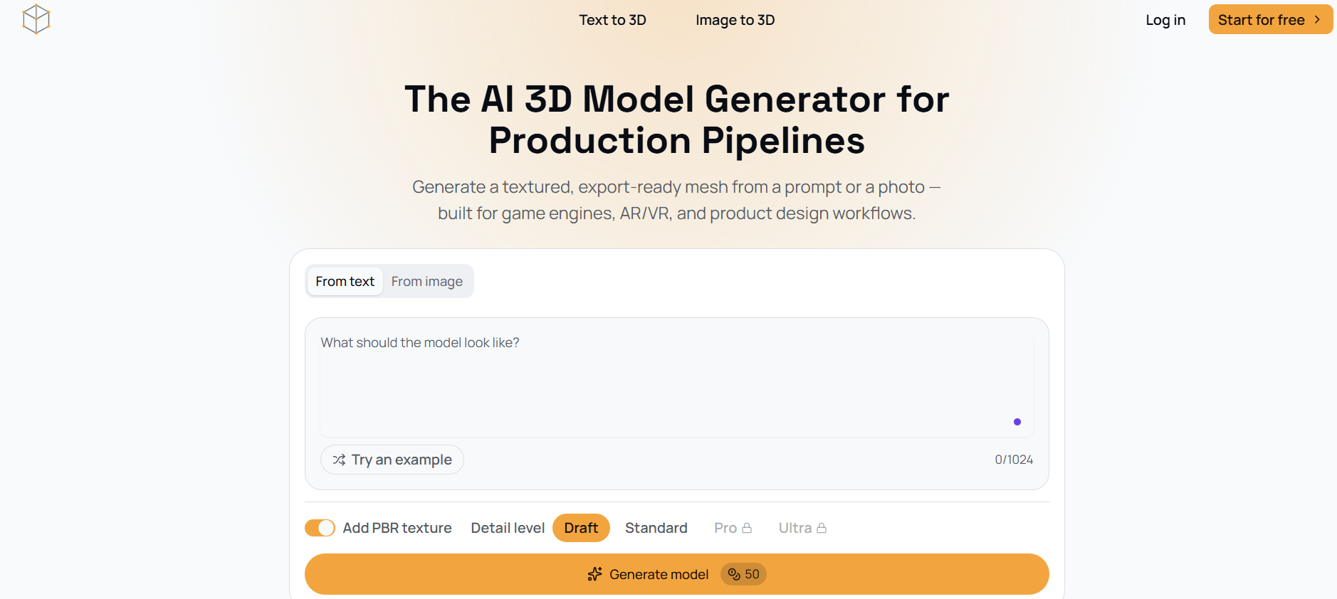 ModelGenerator screenshot